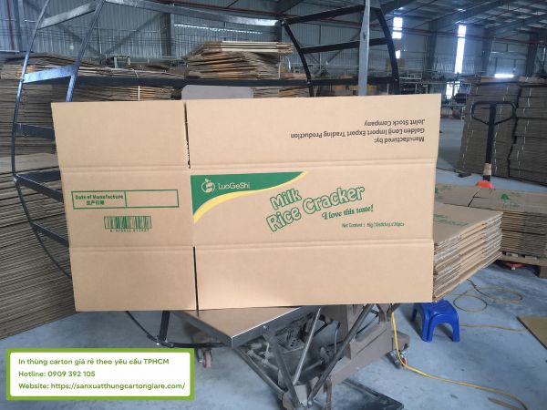 In thùng carton giá rẻ theo yêu cầu TPHCM