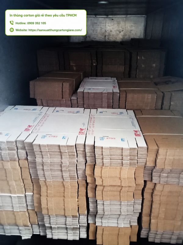 In thùng carton giá rẻ theo yêu cầu TPHCM