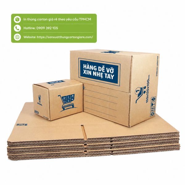 In thùng carton giá rẻ theo yêu cầu TPHCM