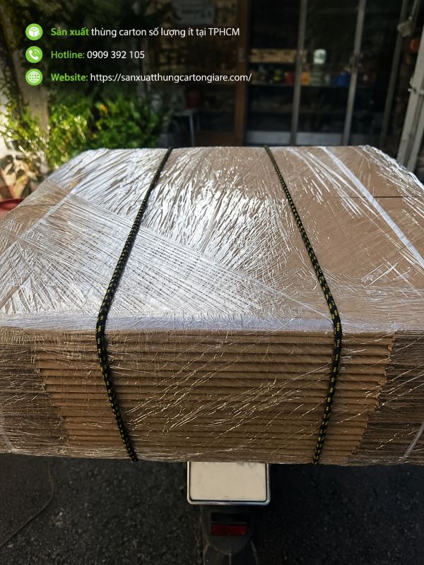 Sản xuất thùng carton số lượng ít tại TPHCM