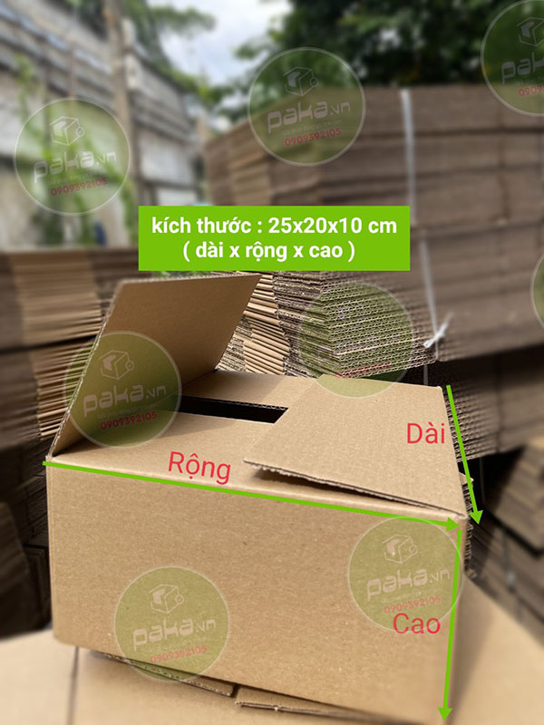 Sản xuất thùng carton theo yêu cầu tại TPHCM