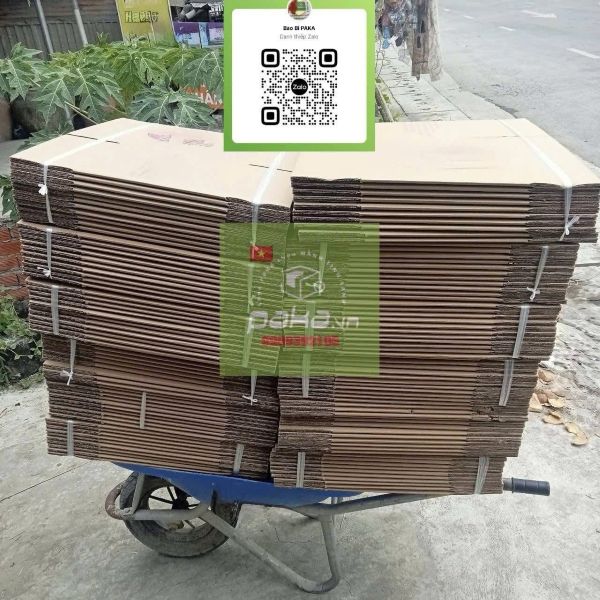 Thùng carton 5 lớp sản xuất theo yêu cầu, chịu lực tốt
