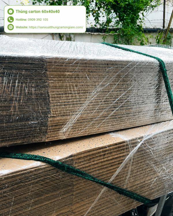 Thùng carton 60x40x40 3 lớp, 5 lớp giá rẻ