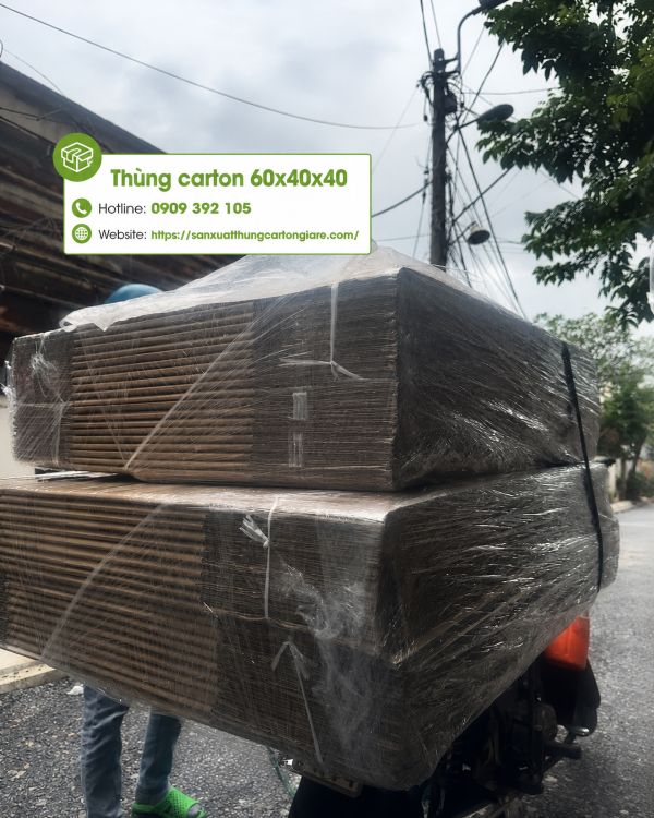 Thùng carton 60x40x40 3 lớp, 5 lớp giá rẻ