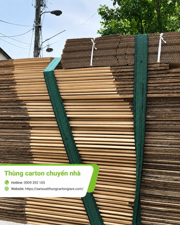 Thùng carton chuyển nhà, giá rẻ, chắc chắn tại TPHCM