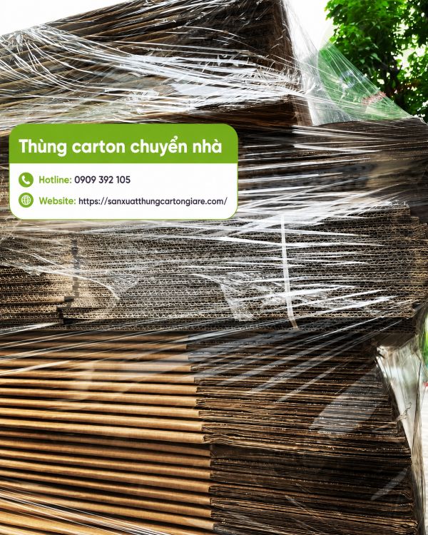 Thùng carton chuyển nhà, giá rẻ, chắc chắn tại TPHCM