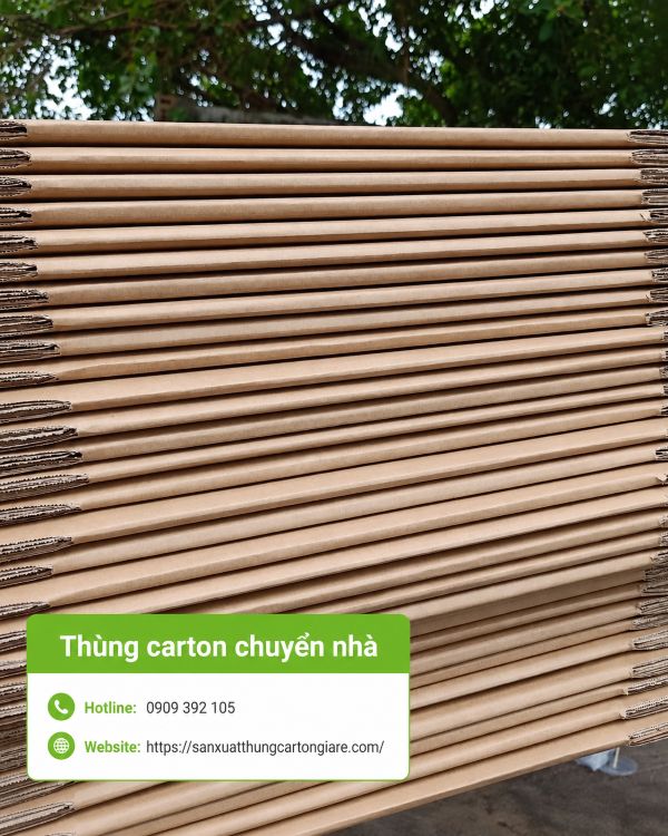 Thùng carton chuyển nhà, giá rẻ, chắc chắn tại TPHCM