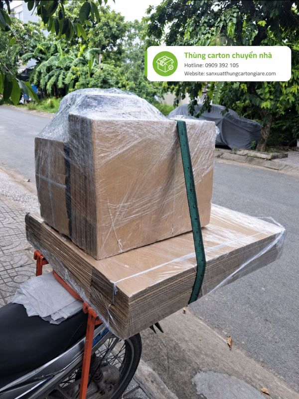 Thùng carton chuyển nhà, giá rẻ, chắc chắn tại TPHCM