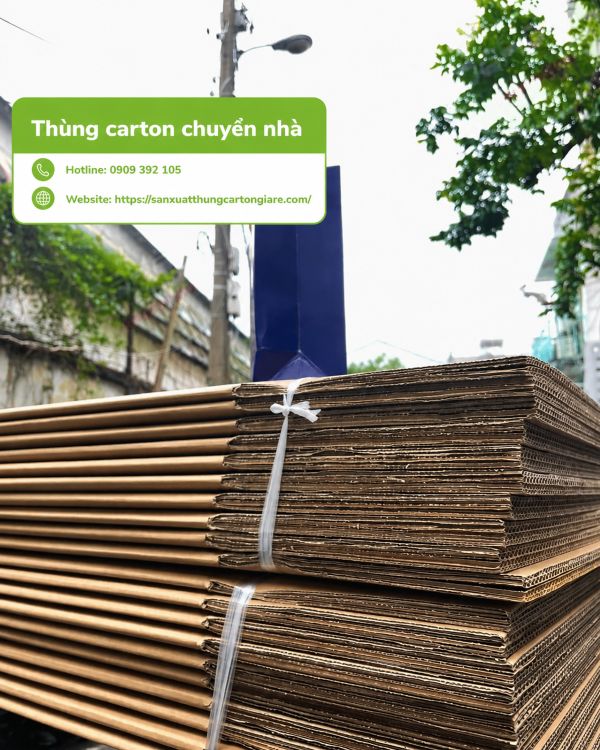 Thùng carton chuyển nhà, giá rẻ, chắc chắn tại TPHCM