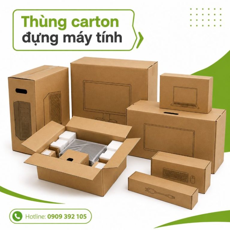 Thùng carton đựng máy tính tại TPHCM