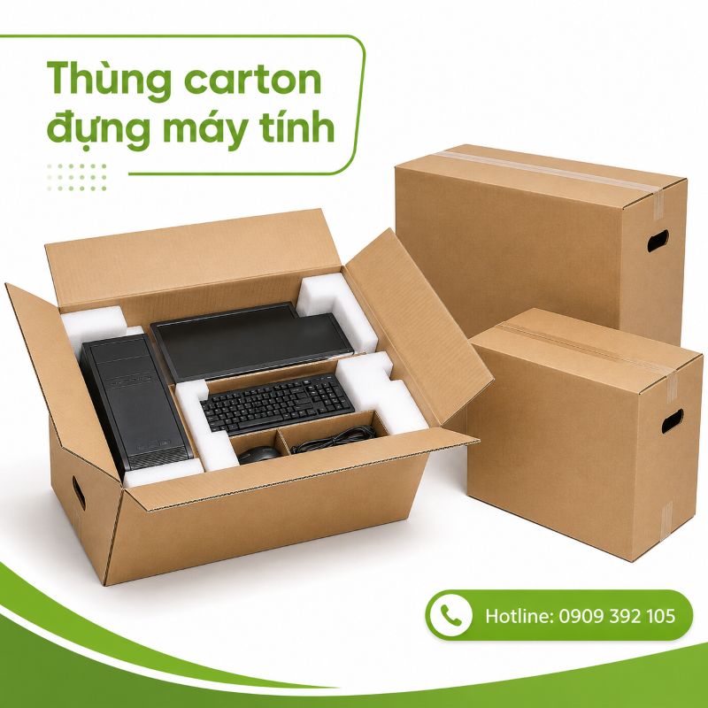 Thùng carton đựng máy tính tại TPHCM