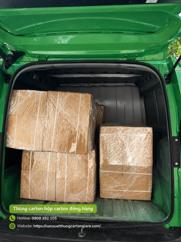 Thùng carton hộp carton đóng hàng giá rẻ tại TPHCM