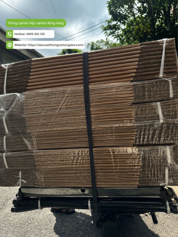 Thùng carton hộp carton đóng hàng giá rẻ tại TPHCM