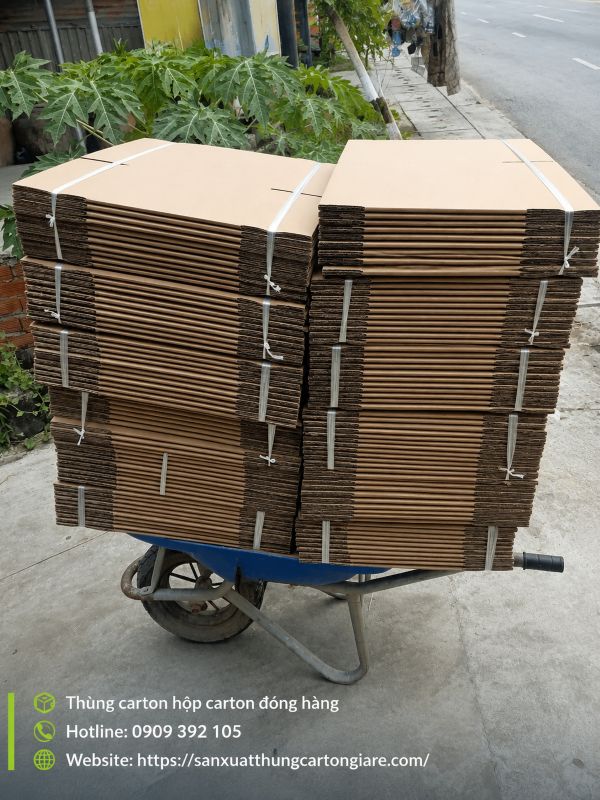 Thùng carton hộp carton đóng hàng giá rẻ tại TPHCM