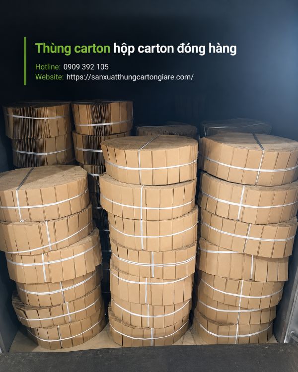 Thùng carton hộp carton đóng hàng giá rẻ tại TPHCM